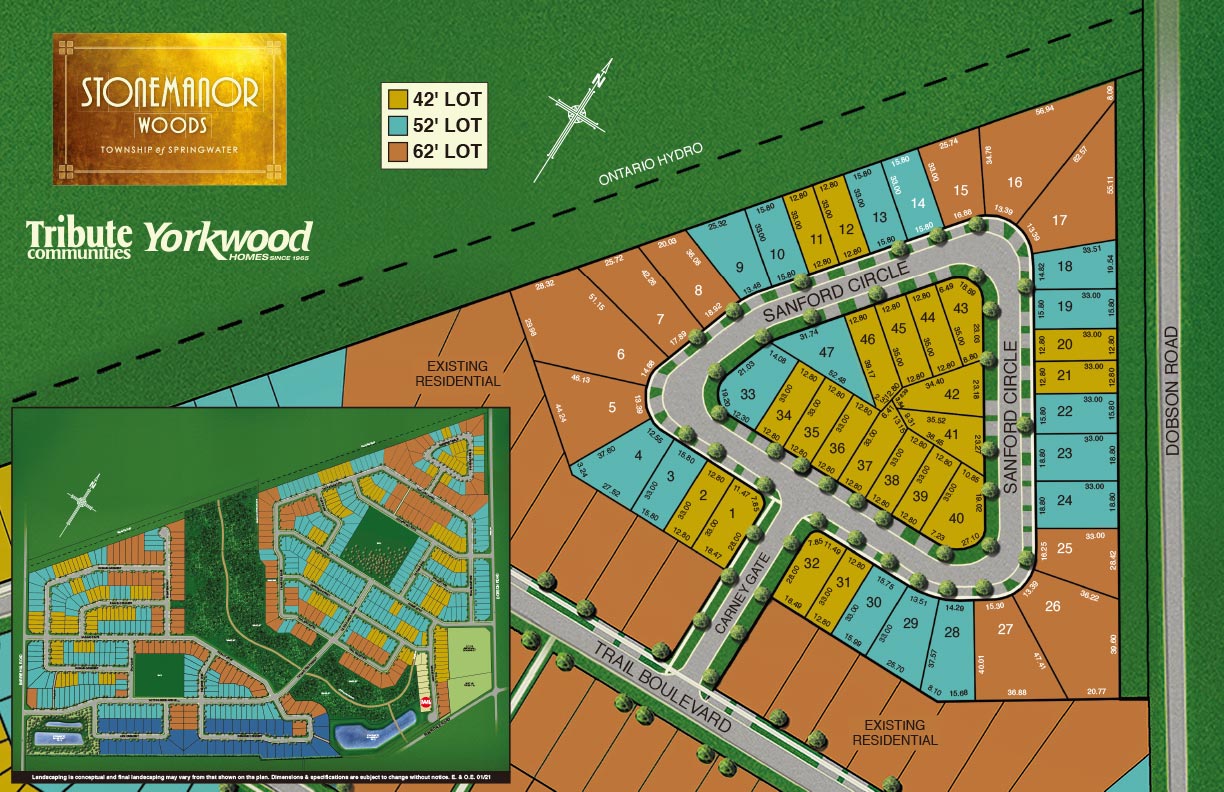 Stonemanor Woods Site Plan