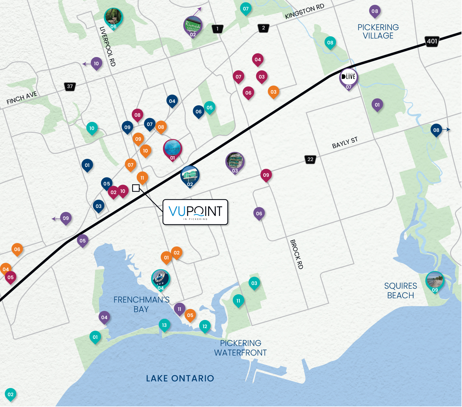 VuPoint Amenity Map